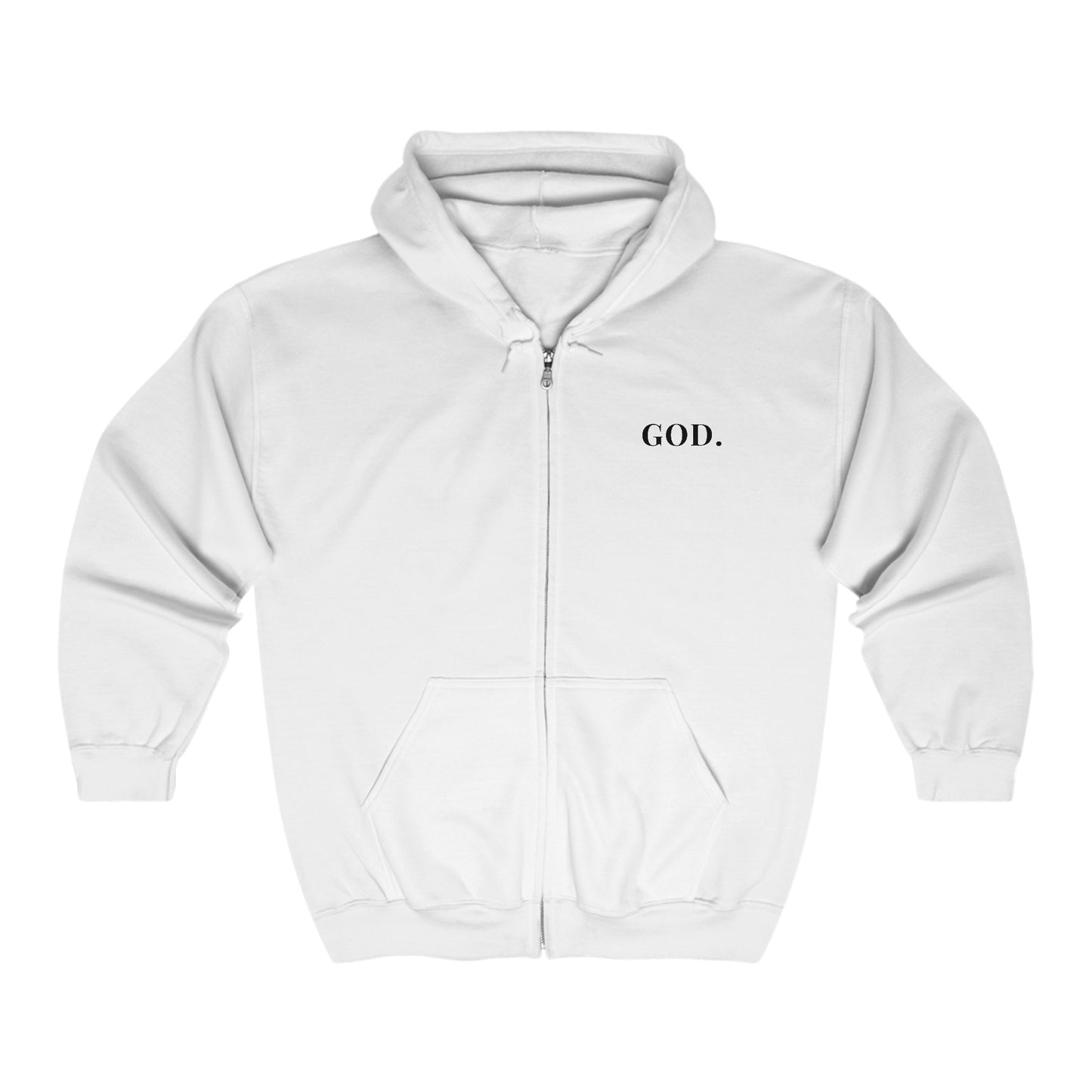 God Unisex Heavy Blend™ Full Zip Hooded Sweatshirt